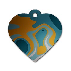 Cartoon, Elma, Corazones Dog Tag Heart (two Sides)