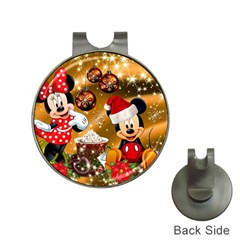 Cartoons, Disney, Merry Christmas, Minnie Hat Clips With Golf Markers
