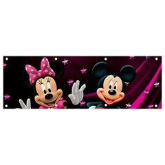 Cartoons, Disney, Mickey Mouse, Minnie Banner And Sign 9  X 3 