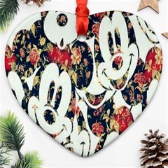 Mickey Mouse, Cartoon, Cartoon Character Ornament (heart)