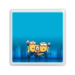 Minions, Blue, Cartoon, Cute, Friends Memory Card Reader (square)
