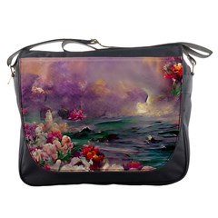 Abstract Flowers  Messenger Bag by Internationalstore