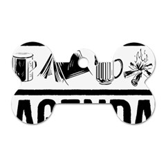 Camellia T- Shirt Camellia T- Shirt Yoga Reflexion Pose T- Shirtyoga Reflexion Pose T- Shirt Dog Tag Bone (one Side)