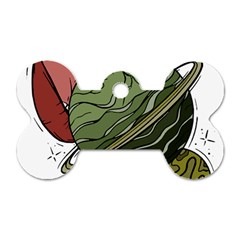 Black Hole T- Shirt Planet Eater Colour T- Shirt Dog Tag Bone (one Side)