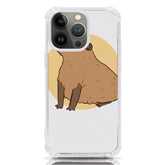 Capybara T- Shirt Cute Gentlemen Capybara T- Shirt Yoga Reflexion Pose T- Shirtyoga Reflexion Pose T- Shirt Iphone 13 Pro Tpu Uv Print Case