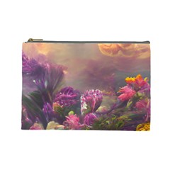 Floral Blossoms  Cosmetic Bag (large) by Internationalstore