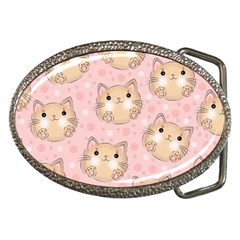 Cat Pattern Pink Cartoon Belt Buckles