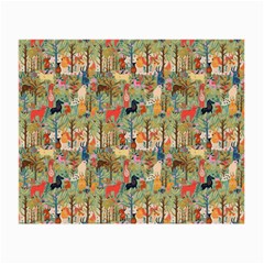 Animal Forest Pattern Small Glasses Cloth