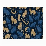 Cat Pattern Animal Small Glasses Cloth Front