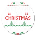 British Shorthair T- Shirtbritish Shorthair T- Shirt Magnet 5  (Round) Front