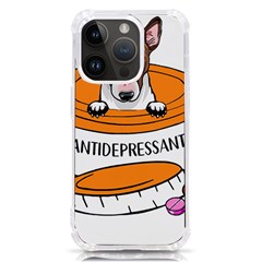 Bull Terrier T- Shirt Cute Bull Terrier Dog T- Shirt Iphone 14 Pro Tpu Uv Print Case