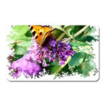 Butterfly T- Shirt Butterfly & Buddleia T- Shirt Magnet (Rectangular) Front