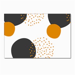 Abstract Circle Pattern T- Shirt Abstract Circle Pattern 3 Postcard 4 x 6  (pkg Of 10) by EnriqueJohnson