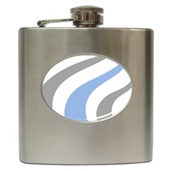 Abstract Pattern T- Shirt Abstract Pattern 4 Hip Flask (6 Oz)