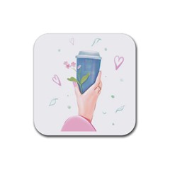 Never Stop Dreaming Rubber Coaster (square)