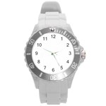 Bird Lover T- Shirtbird T- Shirt (31) Round Plastic Sport Watch (L) Front
