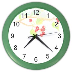Bird Lover T- Shirtbird T- Shirt (32) Color Wall Clock