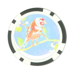 Birds Illustration T- Shirtbird T- Shirt (1) Poker Chip Card Guard by EnriqueJohnson