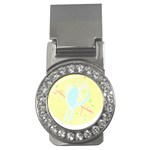 Birds Illustration T- Shirtbird T- Shirt (3) Money Clips (CZ)  Front