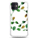 Boho Leaf Pattern T- Shirt Boho Leaf Pattern T- Shirt iPhone 12 mini TPU UV Print Case	 Front