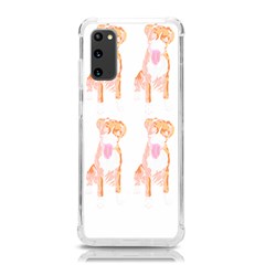 Boxer Dog Pattern T- Shirt Boxer Dog Pattern T- Shirt (1) Samsung Galaxy S20 6 2 Inch Tpu Uv Case