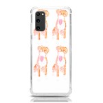 Boxer Dog Pattern T- Shirt Boxer Dog Pattern T- Shirt (1) Samsung Galaxy S20 6.2 Inch TPU UV Case Front