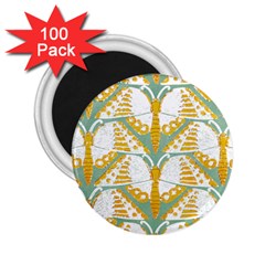 Butterflies T- Shirt Butterflies Pattern T- Shirt 2 25  Magnets (100 Pack) 