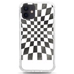 Checkerboard T- Shirt Watercolor Psychedelic Checkerboard T- Shirt iPhone 12 mini TPU UV Print Case	 Front