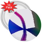 Colorful Abstract Texture Art Design T- Shirt Colorful Abstract Texture Art Design T- Shirt 3  Buttons (10 pack)  Front