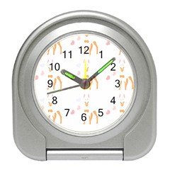 Doberman Pinscher T- Shirt Doberman Pinscher Dog Pattern T- Shirt (3) Travel Alarm Clock