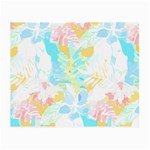 Fashion T- Shirt Fashion Tropical Pattern T- Shirt Small Glasses Cloth Front