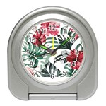 Hawaii T- Shirt Hawaii Flaw Pattern T- Shirt Travel Alarm Clock Front