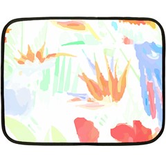 Hawaii T- Shirt Hawaii Hawaian Trend T- Shirt Two Sides Fleece Blanket (mini)