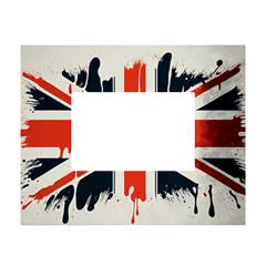 Union Jack England Uk United Kingdom London White Tabletop Photo Frame 4 x6  by uniart180623