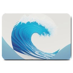 Wave Tsunami Tidal Wave Ocean Sea Water Large Doormat
