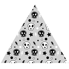 Skull-pattern- Wooden Puzzle Triangle by Ket1n9