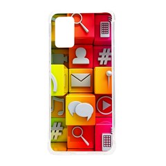 Colorful 3d Social Media Samsung Galaxy S20plus 6 7 Inch Tpu Uv Case by Ket1n9