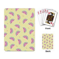 Watermelon Wallpapers  Creative Illustration And Patterns Playing Cards Single Design (rectangle) by Ket1n9