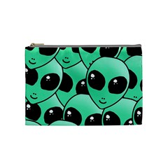 Art Alien Pattern Cosmetic Bag (medium) by Ket1n9