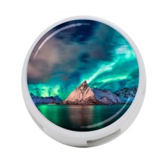 Amazing Aurora Borealis Colors 4-port Usb Hub (one Side)