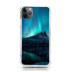 Aurora Borealis Mountain Reflection Iphone 11 Pro Max 6 5 Inch Tpu Uv Print Case