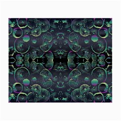 Background Pattern Mushrooms Small Glasses Cloth