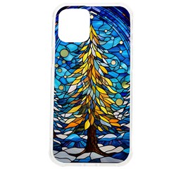 Stained Glass Winter Iphone 12 Pro Max Tpu Uv Print Case by Vaneshop