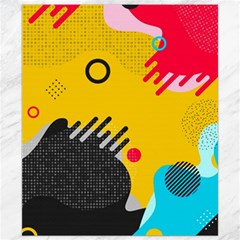 Abstract Colorful Pattern Shape Design Background Canvas 8  X 10 