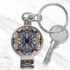  Violet Symmetry Nail Clippers Key Chain