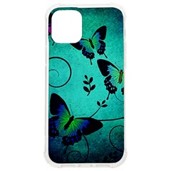 Texture Butterflies Background Iphone 12/12 Pro Tpu Uv Print Case by Amaryn4rt