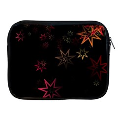 Christmas-background-motif-star Apple Ipad 2/3/4 Zipper Cases by Amaryn4rt