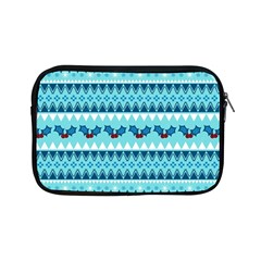 Blue Christmas Vintage Ethnic Seamless Pattern Apple Ipad Mini Zipper Cases by Amaryn4rt