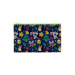 Colorful-funny-christmas-pattern  --- Cosmetic Bag (xs) by Amaryn4rt