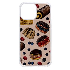 Seamless-pattern-with-sweet-cakes-berries Iphone 13 Pro Max Tpu Uv Print Case by Amaryn4rt